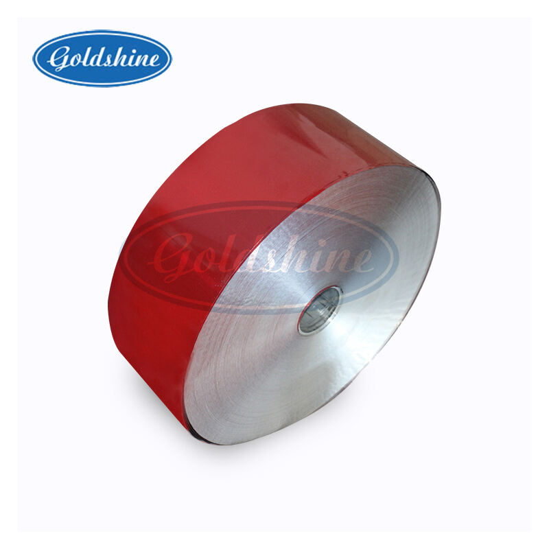 Rouleau géant en aluminium rouge jetable pour usage ménager