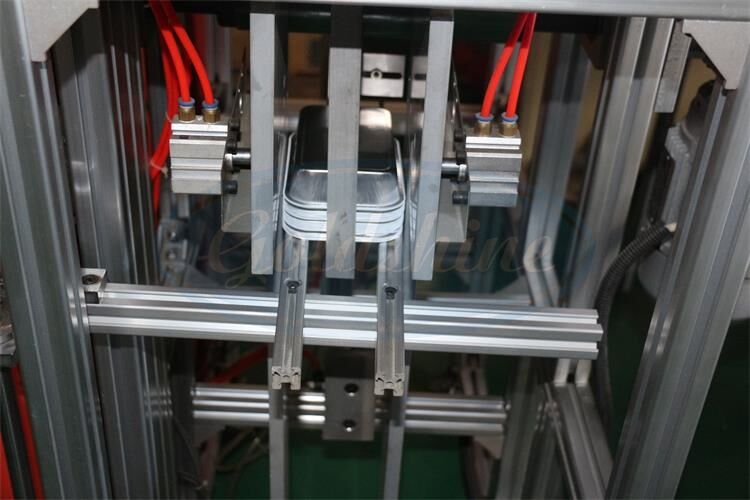 máy sản xuất hộp đựng cơm và hộp chứa bằng giấy bạc nhôm tự động