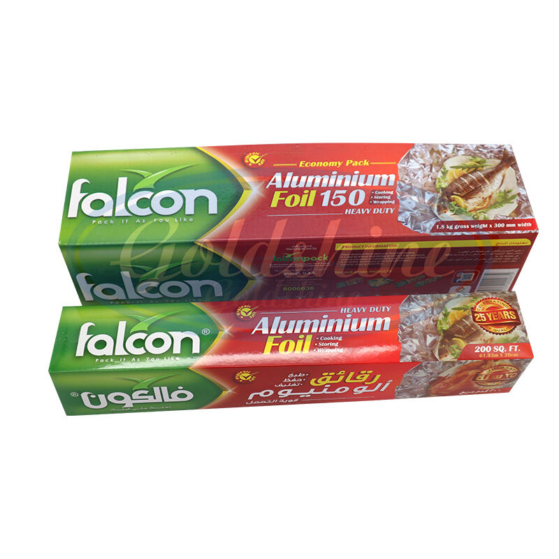 Falcon foil paper aluminum foil roll factory use in kitchen