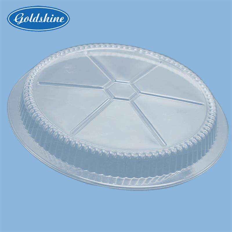 מיכלים ריבועיים בני זבל מקרטון אלומיניום 8 אינץ', מיכלי מזון מהיר חד פעמיים עם מכסה פלסטיק, תבניות אפייה לדessert