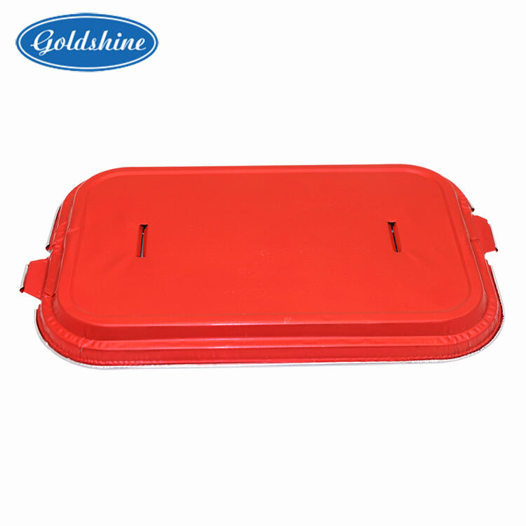 Food Grade Airline Food Packaging Aluminum Foil Containers with Lids