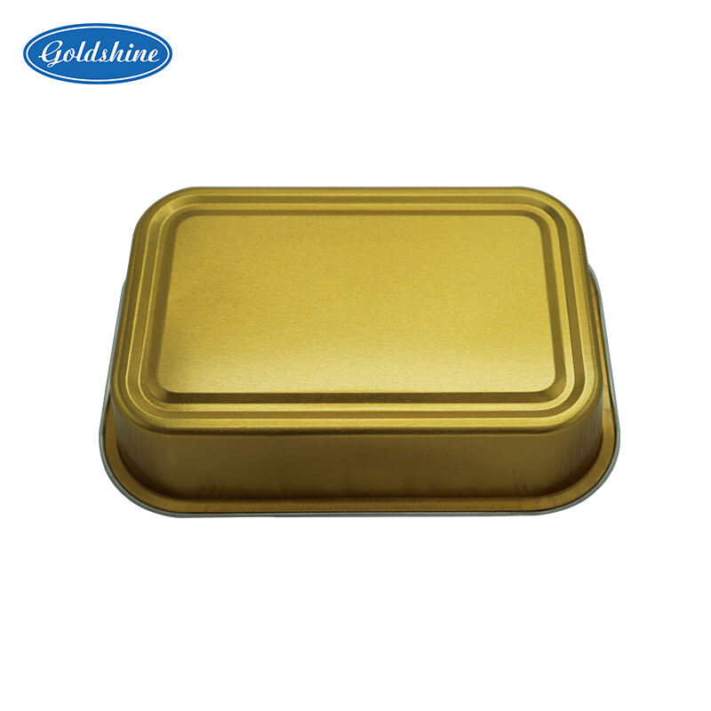 Boîte en aluminium empilable pour stockage alimentaire, contenant pour gâteaux