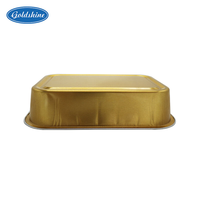 Boîte en aluminium empilable pour stockage alimentaire, contenant pour gâteaux