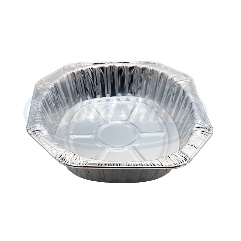 Food grade aluminium foil container for food packaging