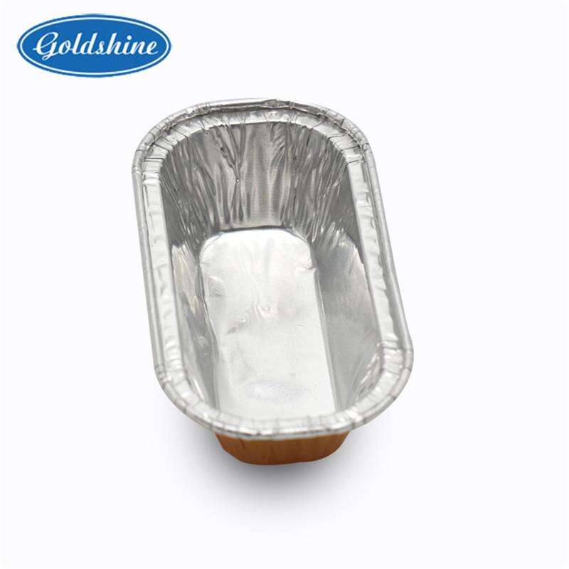  Disposable Rectangle Colorful Aluminium Foil Cups Pan