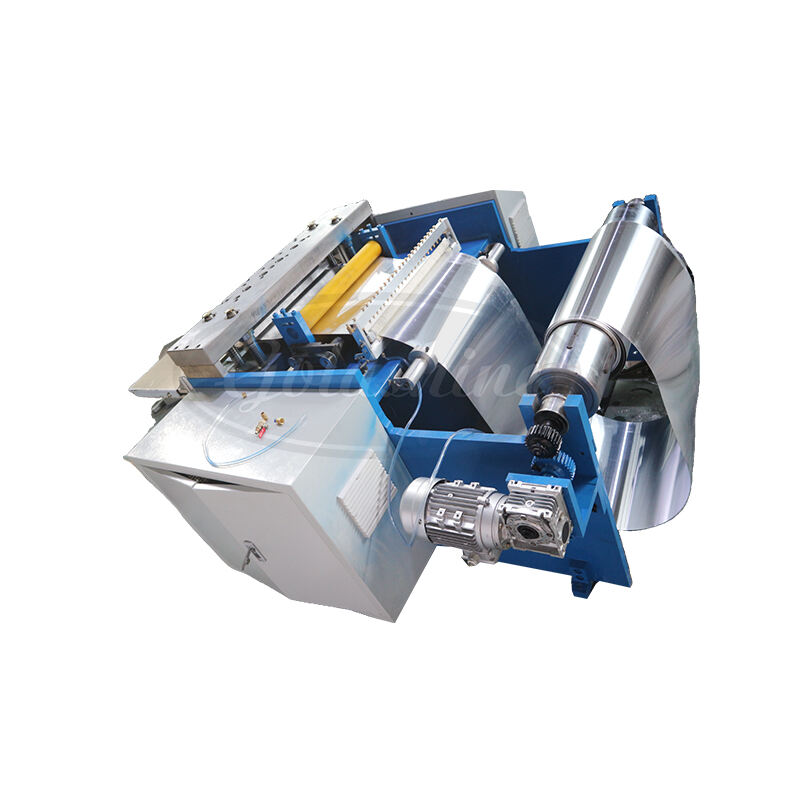 Halfautomatische machine voor aluminiumfoliezagen