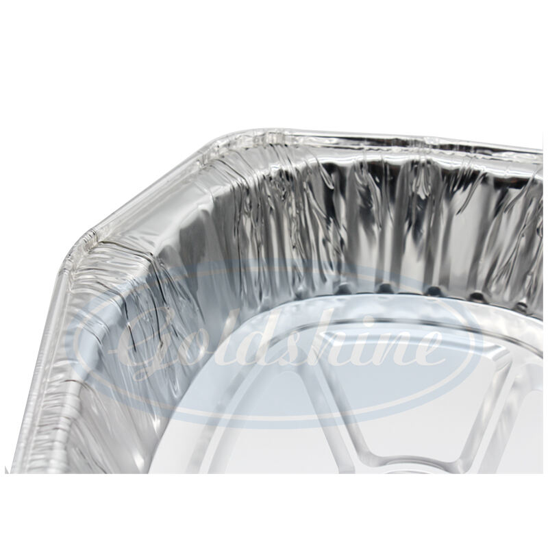 Food grade aluminium foil container for food packaging