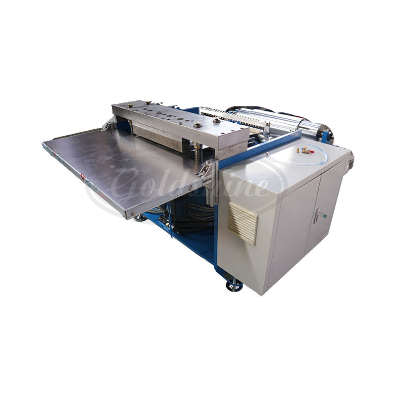 Halfautomatische machine voor aluminiumfoliezagen