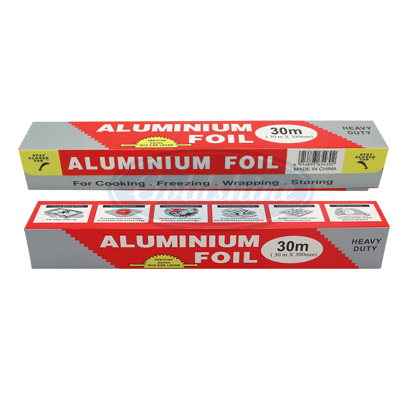 Cuộn Giấy Bạc Gia Dụng 30m, Độ Dày 14 Micron, Loại Mềm