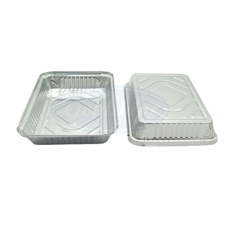 F22445 Récipients jetables en papier d'aluminium OEM