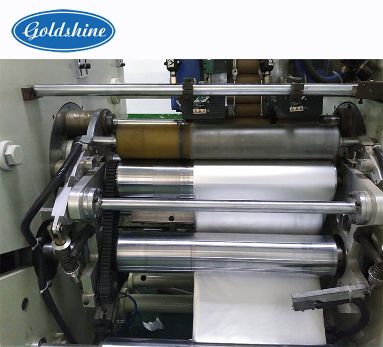 Full Automatic aluminium foil slitting and rewinding machine with Automatic Labeling Machine