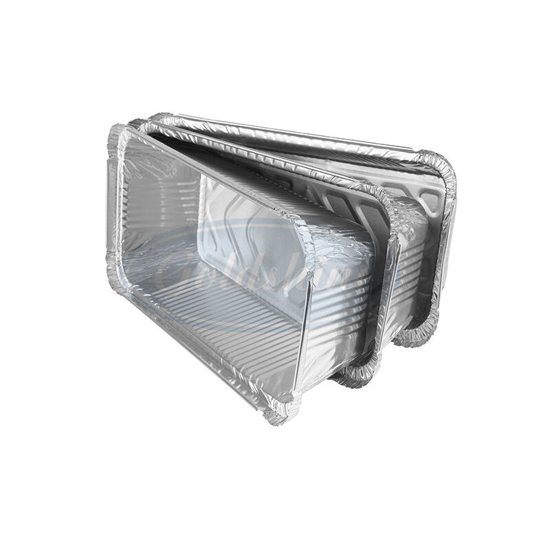 disposable Aluminium Foil Dairy Food Container With Lid