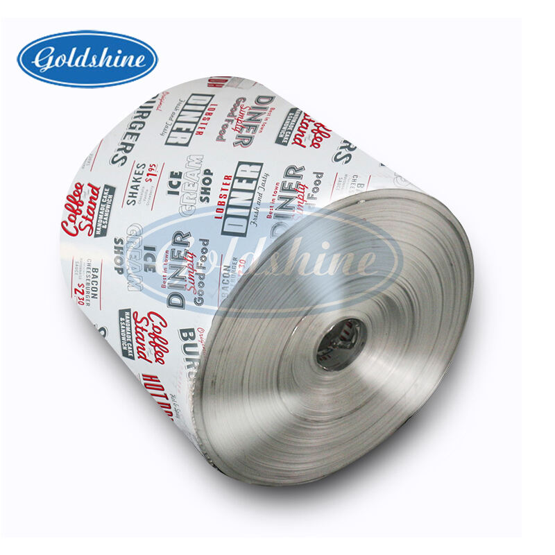 8011 8006 Aluminium personnalisé impression bobine géante pour alimentaire