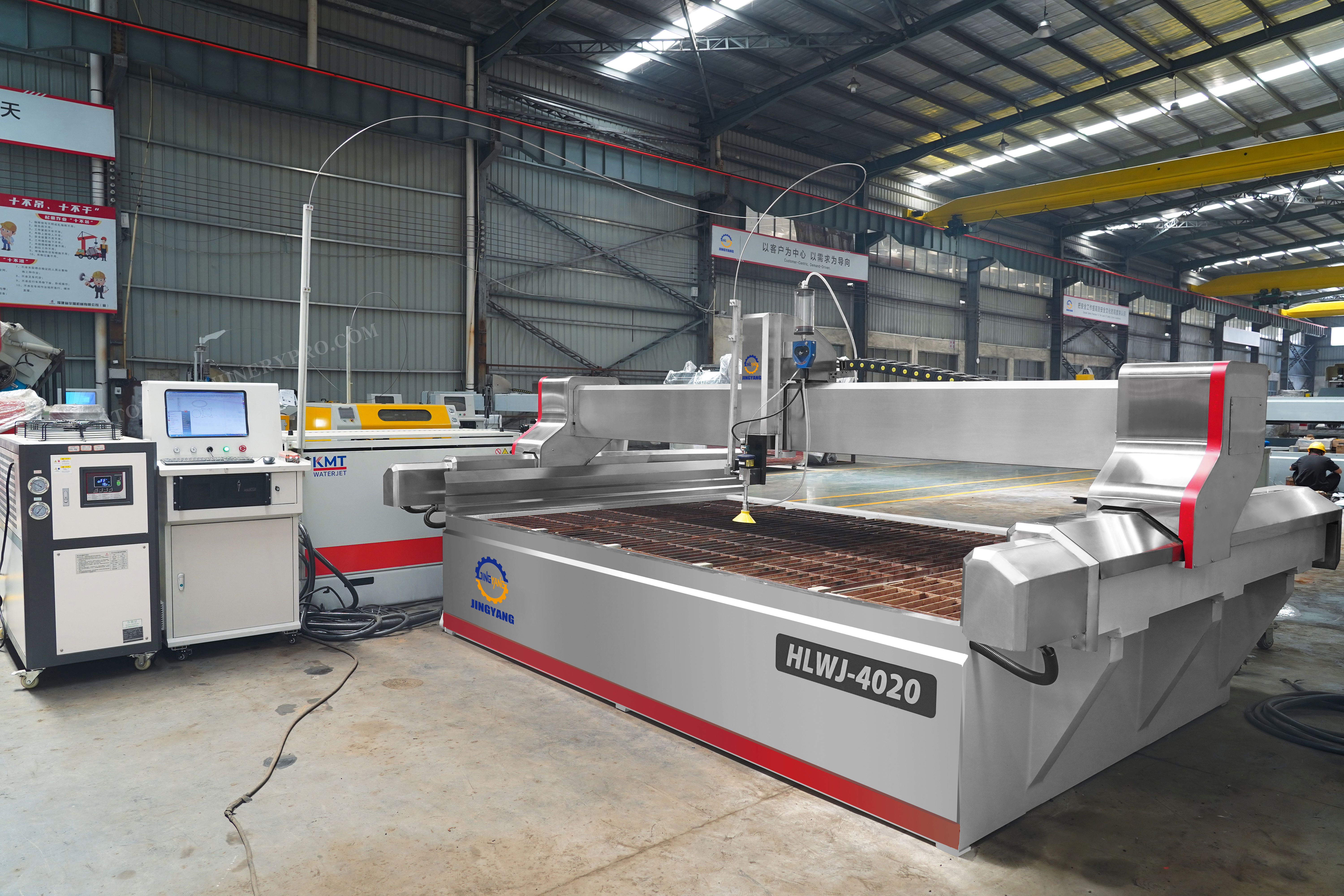 5-Axis CNC Waterjet Cutting machine