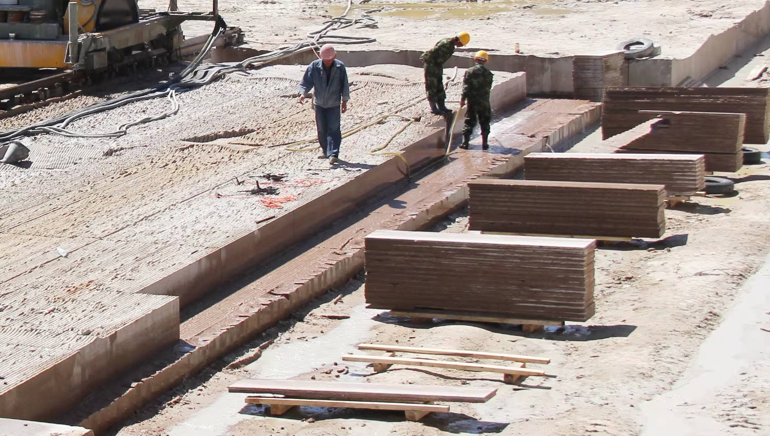 Slab Stone extracting machine