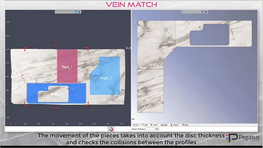 HKNC-500+ Italian ESA CNC System 5-AXlS Bridge Saw Machine supplier