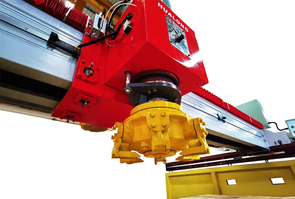 HLDM-1800 Stone Polishing Machine test