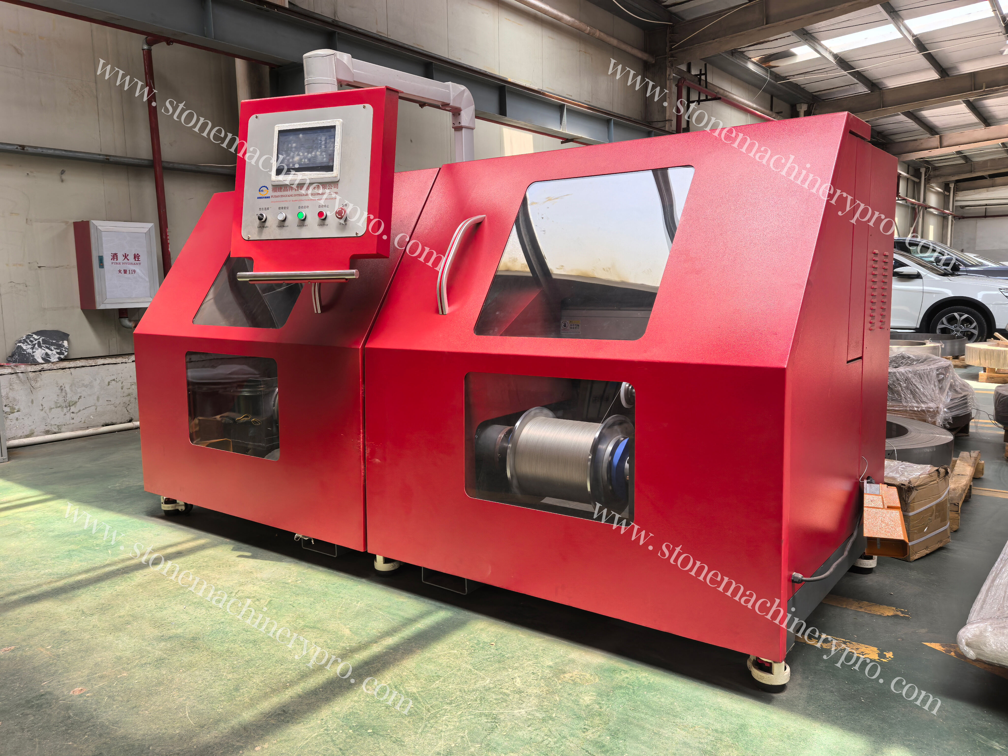 Automatic Diamond Wire Stone Wire Rewinder Machine