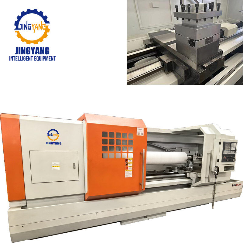 HK80B CNC Lathe | FANUC 0i-TF Horizontal Lathe – 1265Nm Torque for Shaft, Disk & Ring Parts