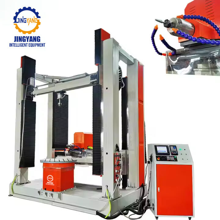 HLSD3-1525 4-Axis CNC Stone Sculpture Carving Machine
