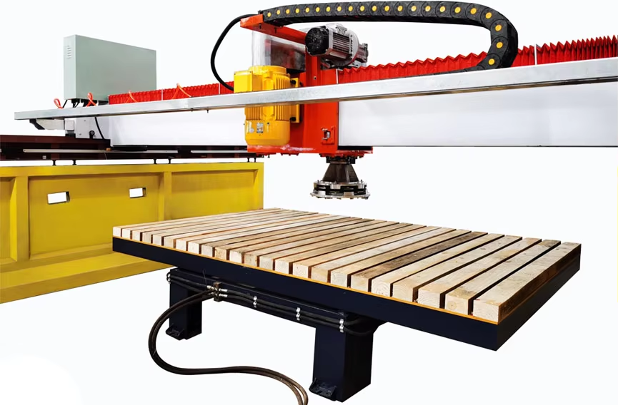 HLDM-1800 Stone Polishing Machine test