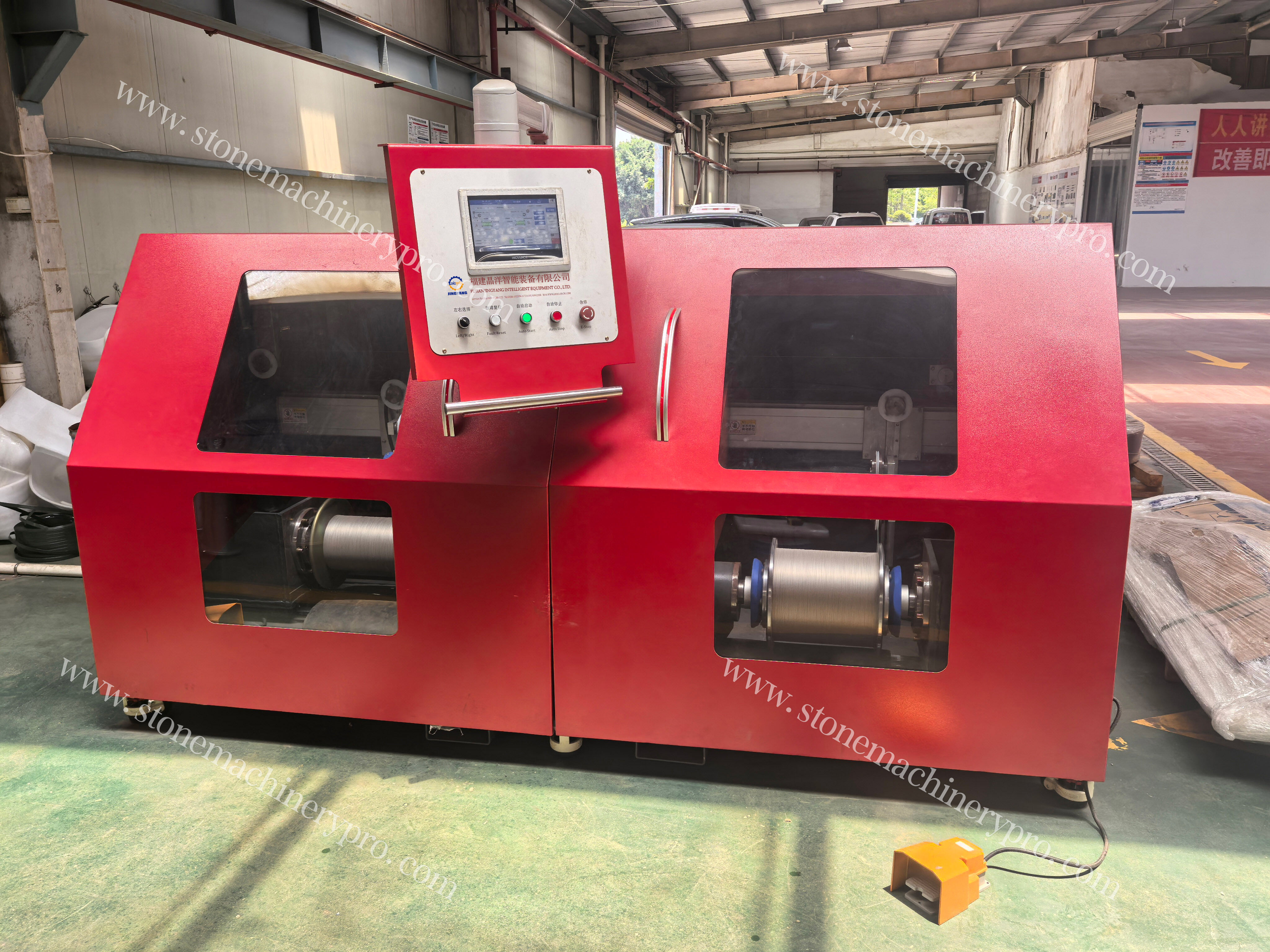 Automatic Diamond Wire Stone Wire Rewinder Machine