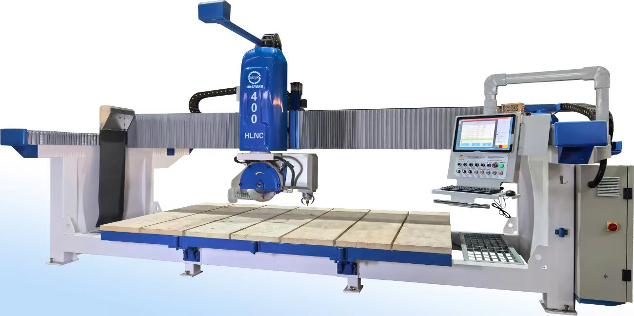 JINGYANG 4+1 Axis CNC Bridge Saw Cutting Machine HLNC-400+/650+ factory