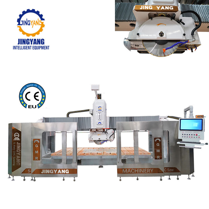 HKNC-560+ ESA CNC 5 +1 Axis Stone Bridge Saw Cutting Machine