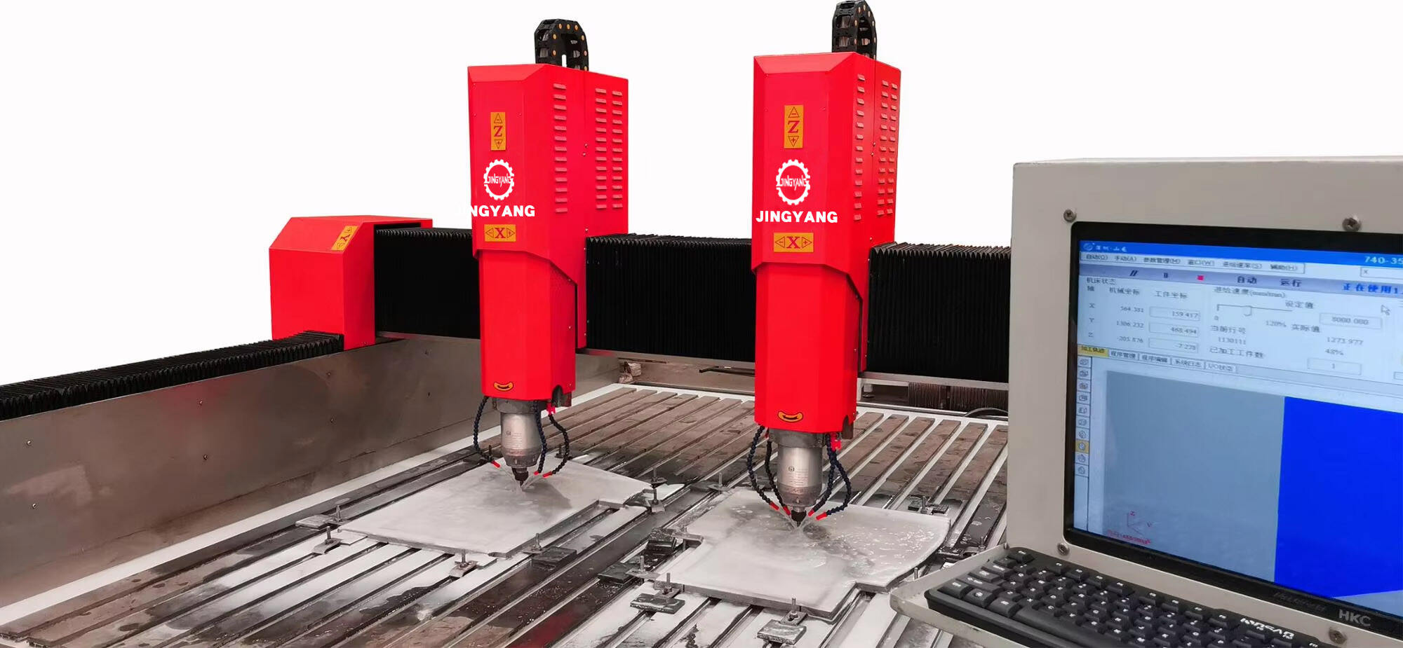 Dual Head CNC Stone Engraving machine supplier