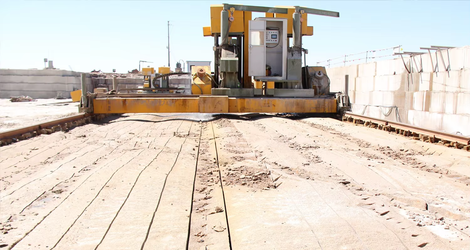 Slab Stone extracting machine