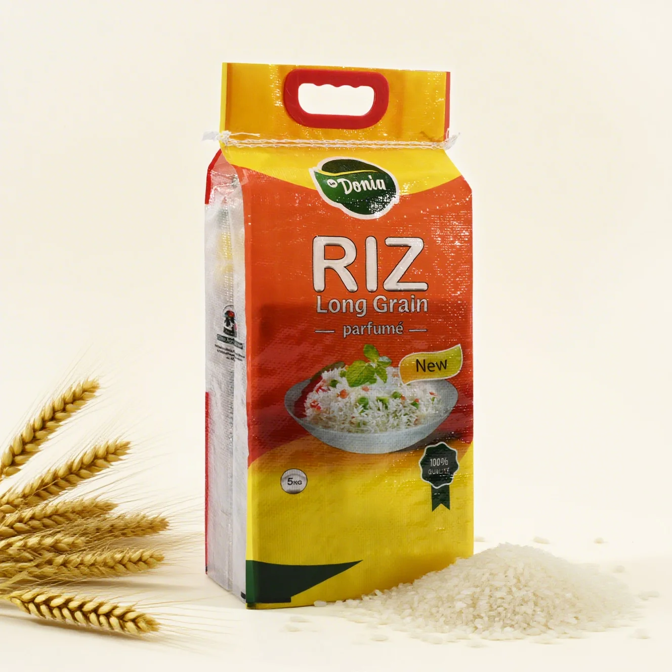 Premium Rice Bags Made from Eco-Friendly PP Material