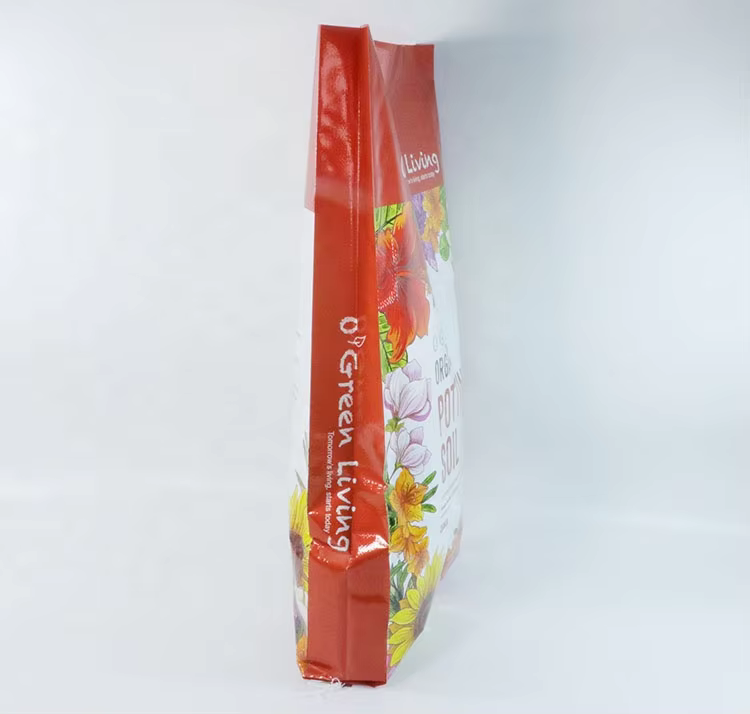 Newest Style Custom pp Woven Sack Breathable Potting Soil/organic Fertilizer Packaging Bags