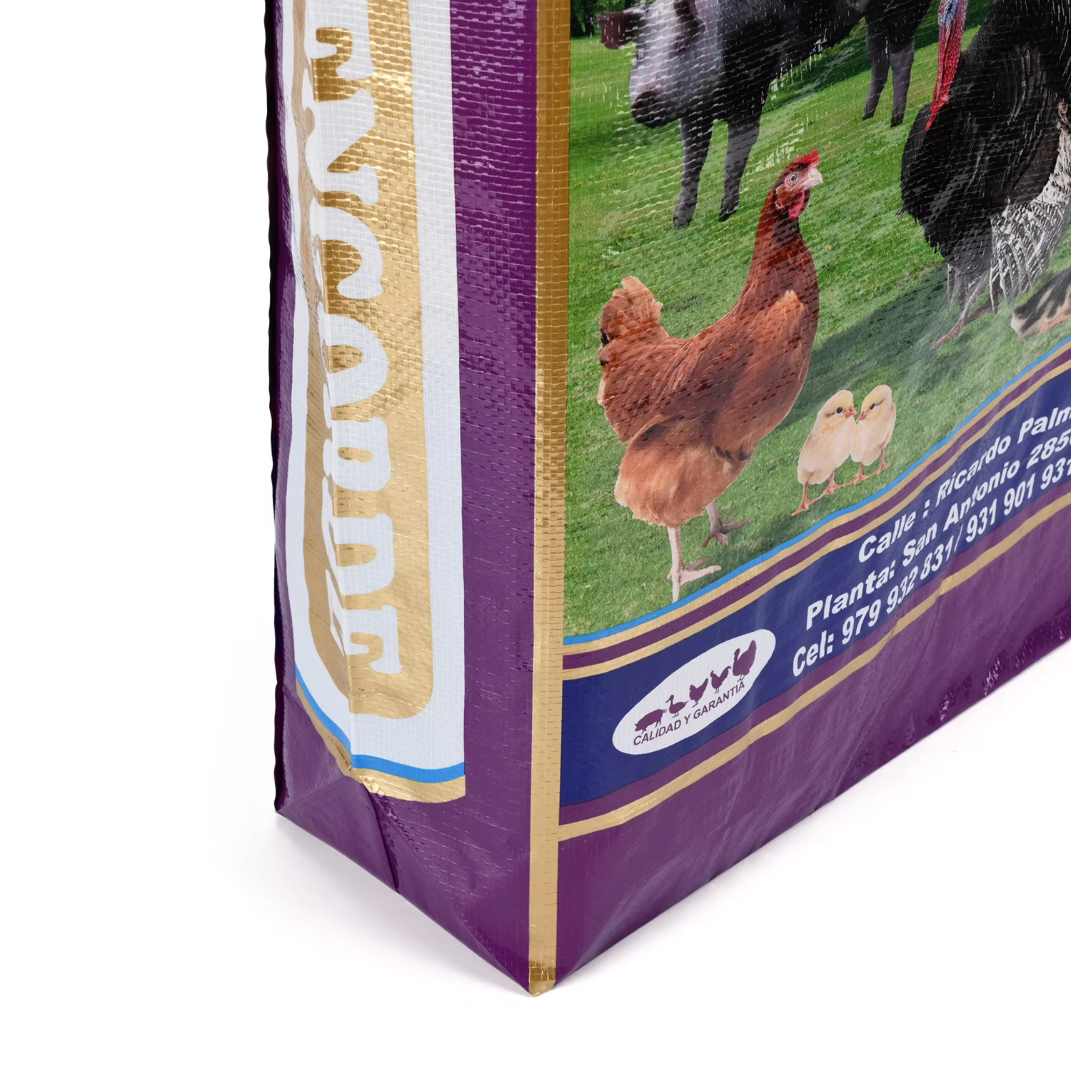 Wholesale Custom Print PP Woven Bags Tear Resistant Moisture-proof BOPP Film Lamination 20kg 25kg 50kg Feed Packing Bag