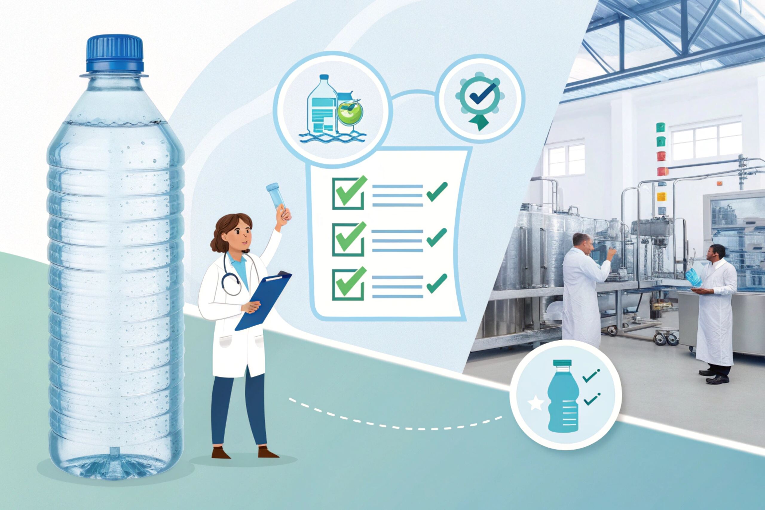 The safety of bottled water is essential