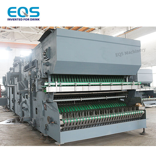 High Speed 6000BPH Glass Bottle Cleaning Washing and Drying Machine for Juice Beer Wine Production Line