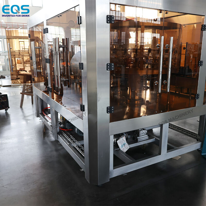Full Automatic 6000BPH Carbonated Pet Bottle Washing Filling Capping Machine