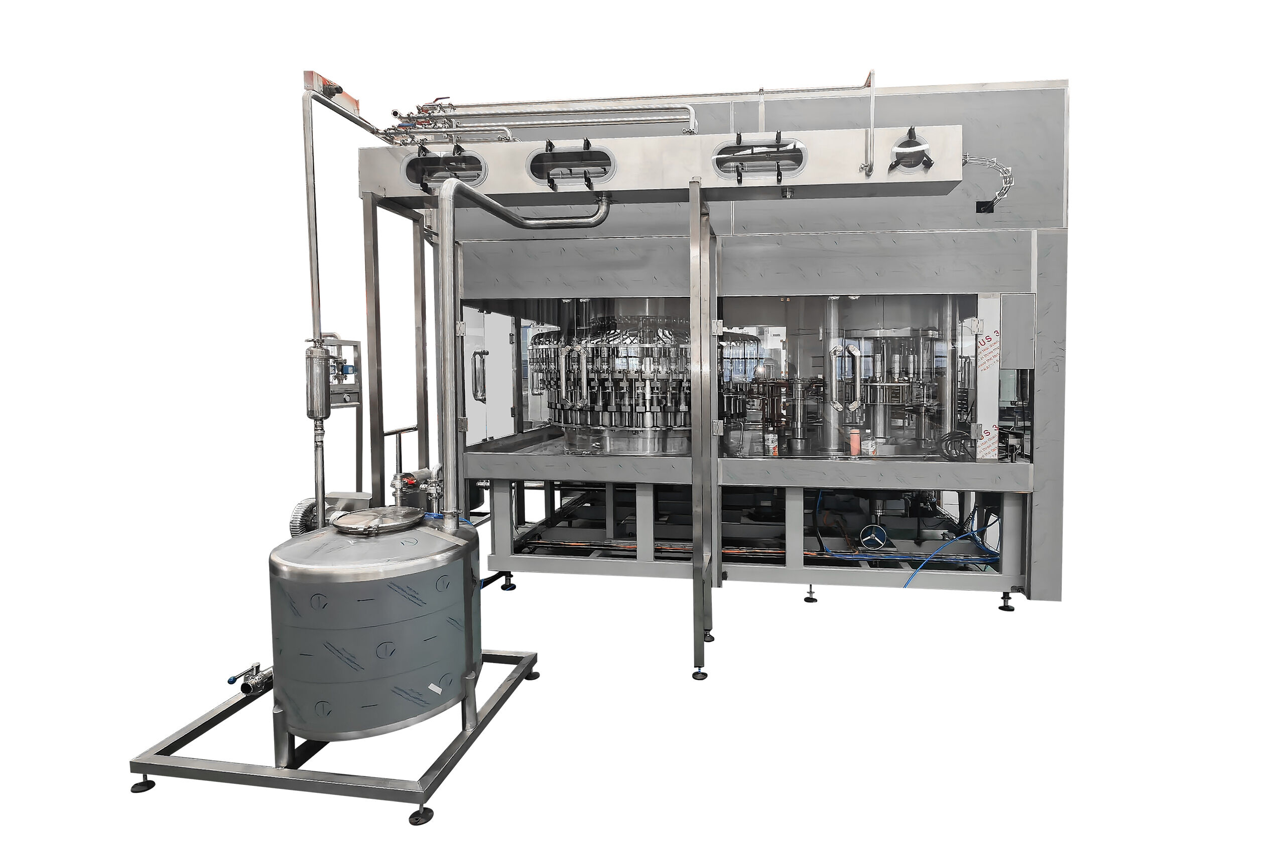15000BPH Juice Blowing Filling Capping Machine