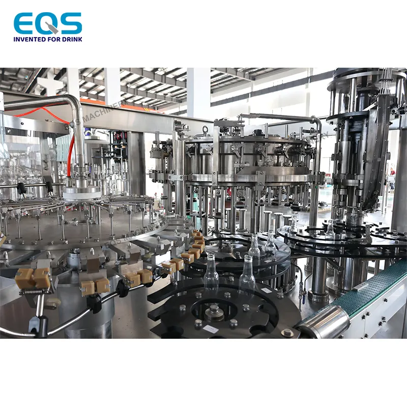 Máquina industrial de lavado de botellas de vidrio | Alta capacidad y sanitización