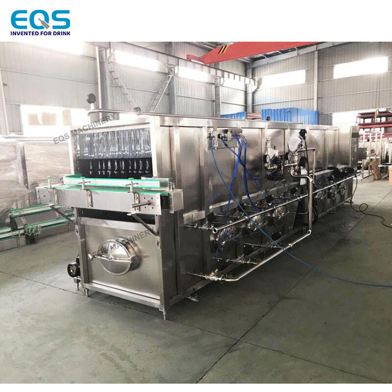 Зауыт жеткізушісі 500BPH 500ML PLC басқарылатын тоннельді типті пастеризатор, пиво үшін бутылка пастеризаторы