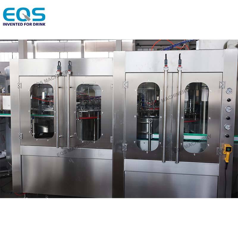 Full Automatic 14000BPH Carbonated Pet Bottle Washing Filling Capping Machine