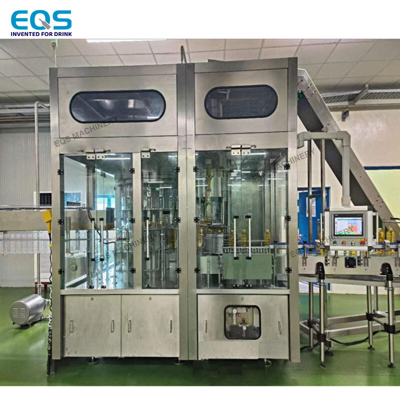Máy chiết rót dầu nhớt, dầu ô liu, dầu hướng dương, dầu cọ nấu 5L 10L 2.5L tự động