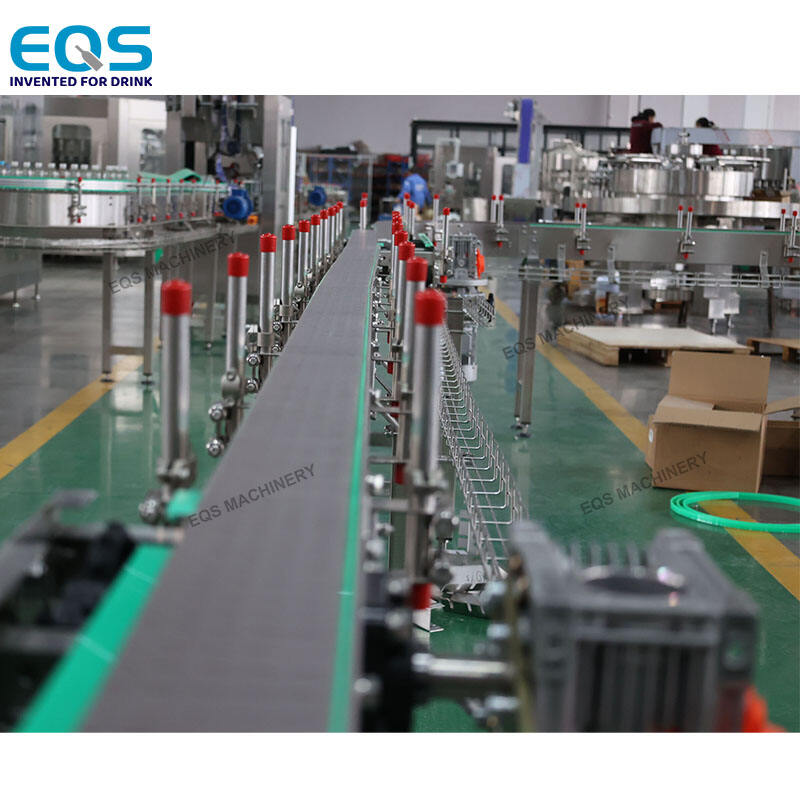 Bottles and Cans Filling Capping Conveyor Transport