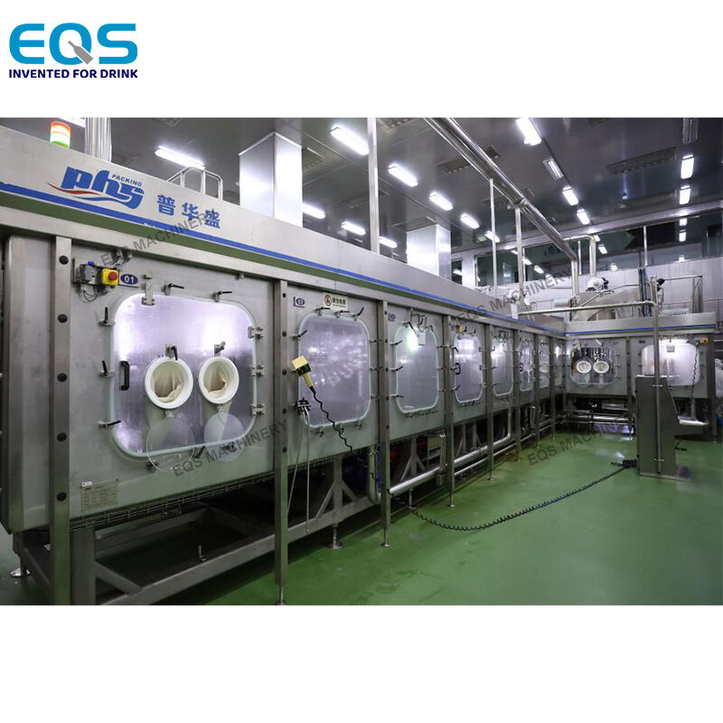 24000BPH 600ml PET ဘူး CSD ရိုးရှင်းသော အဆီ့မဲ့ Combi-block ဖုန်းချက်ပိတ်ထုပ် ထုတ်လုပ်မှုလိုင်း
