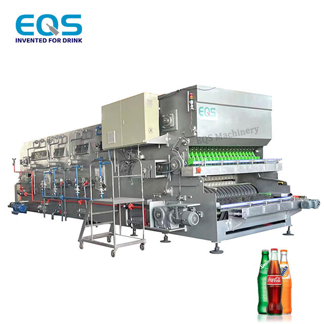 High-Efficiency Glass Bottle Washing Machine with Multi-Stage Rinsing System