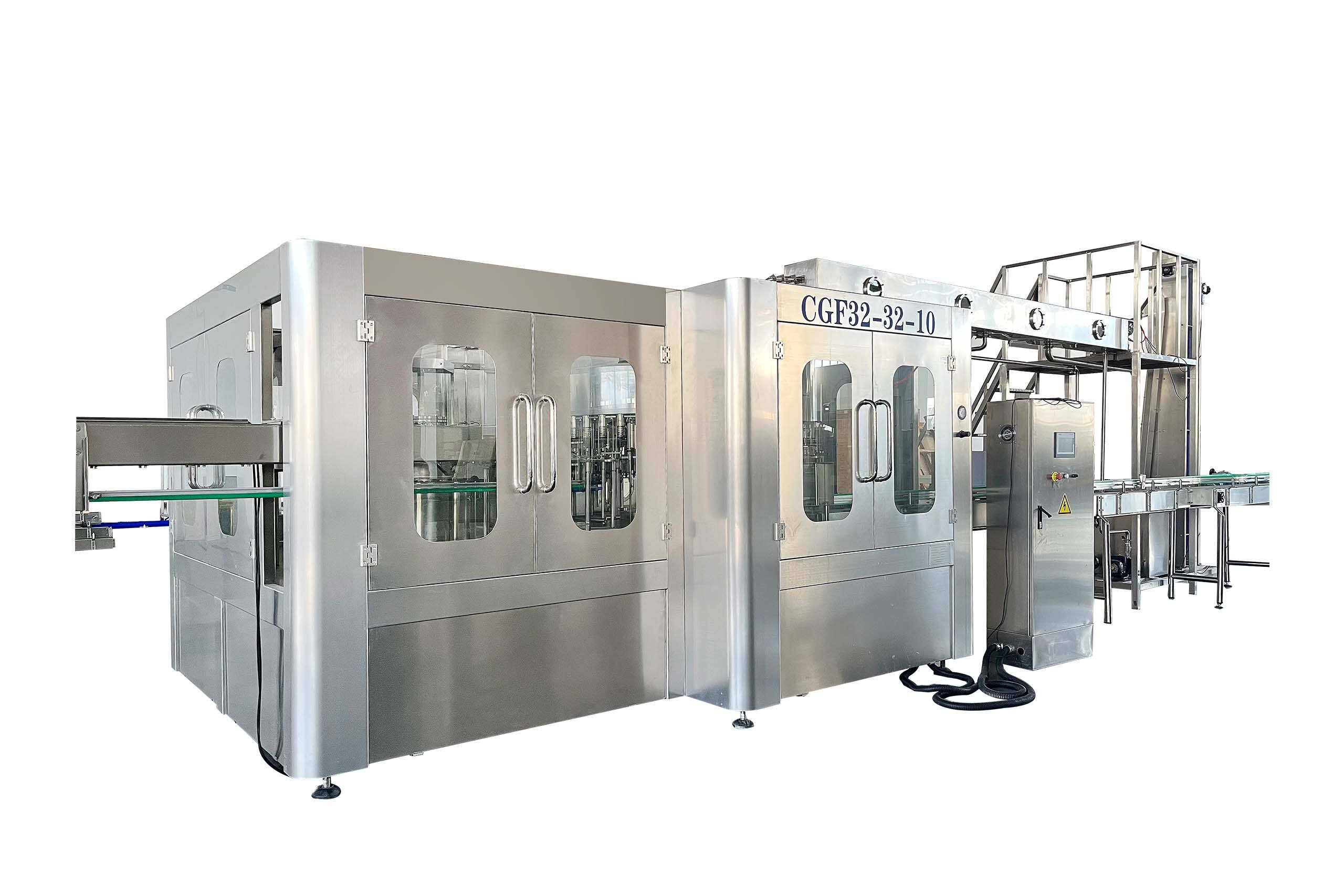 How does a water filling machine work?