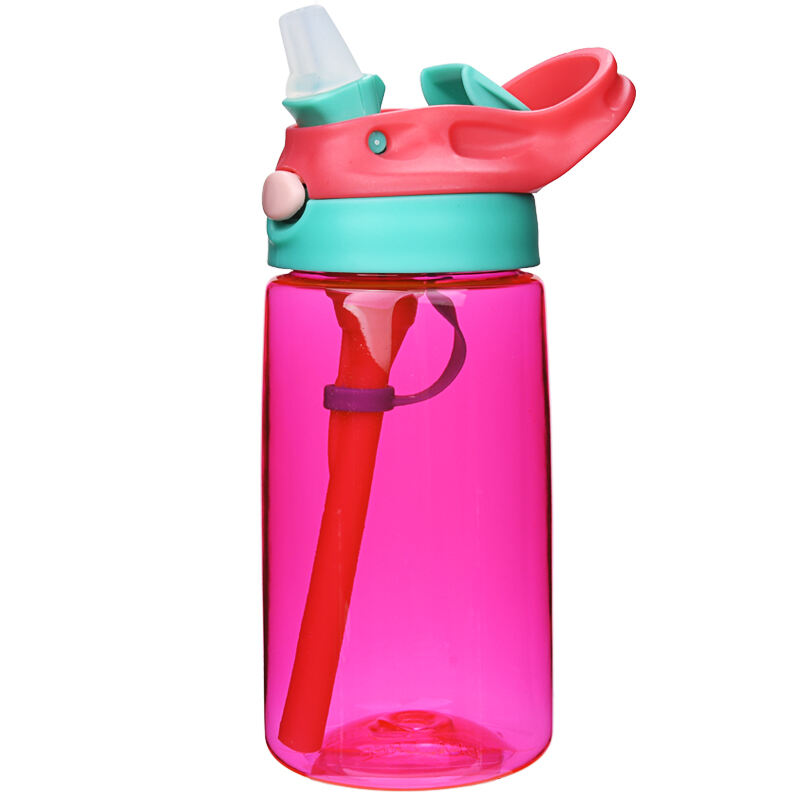 BPA-Free Water Bottle With Straw For Kids' Safety