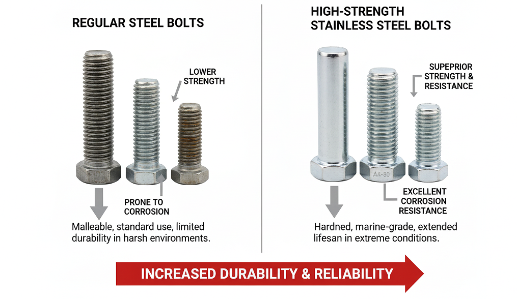 ¿Cuáles son las ventajas principales de los pernos de alta resistencia en la construcción?