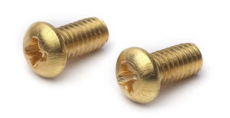 Hot-selling High Quality Brass Bolt Cross-groove Copper Bolt Round Head Mushroom Head Machine Bolt details