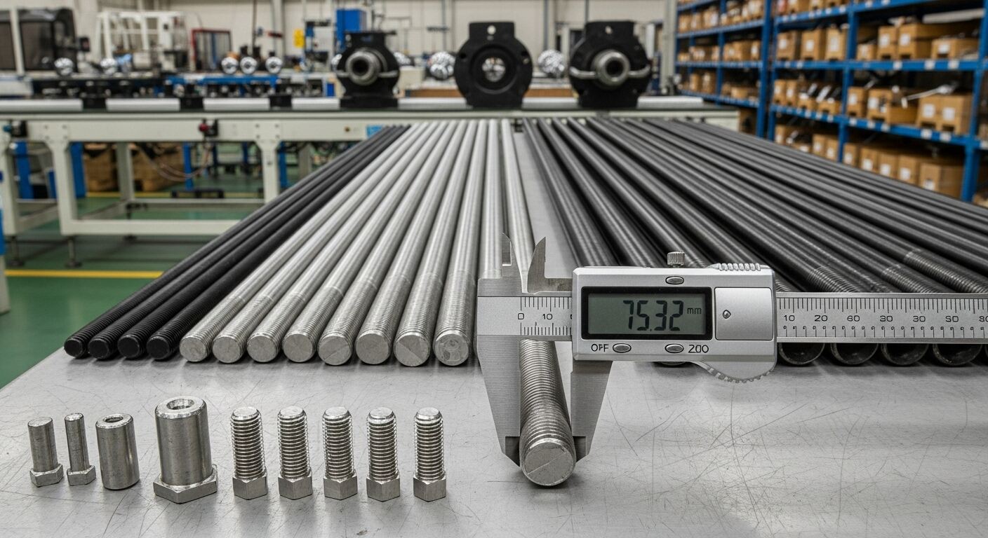 Threaded rods: choosing the right length for industrial use
