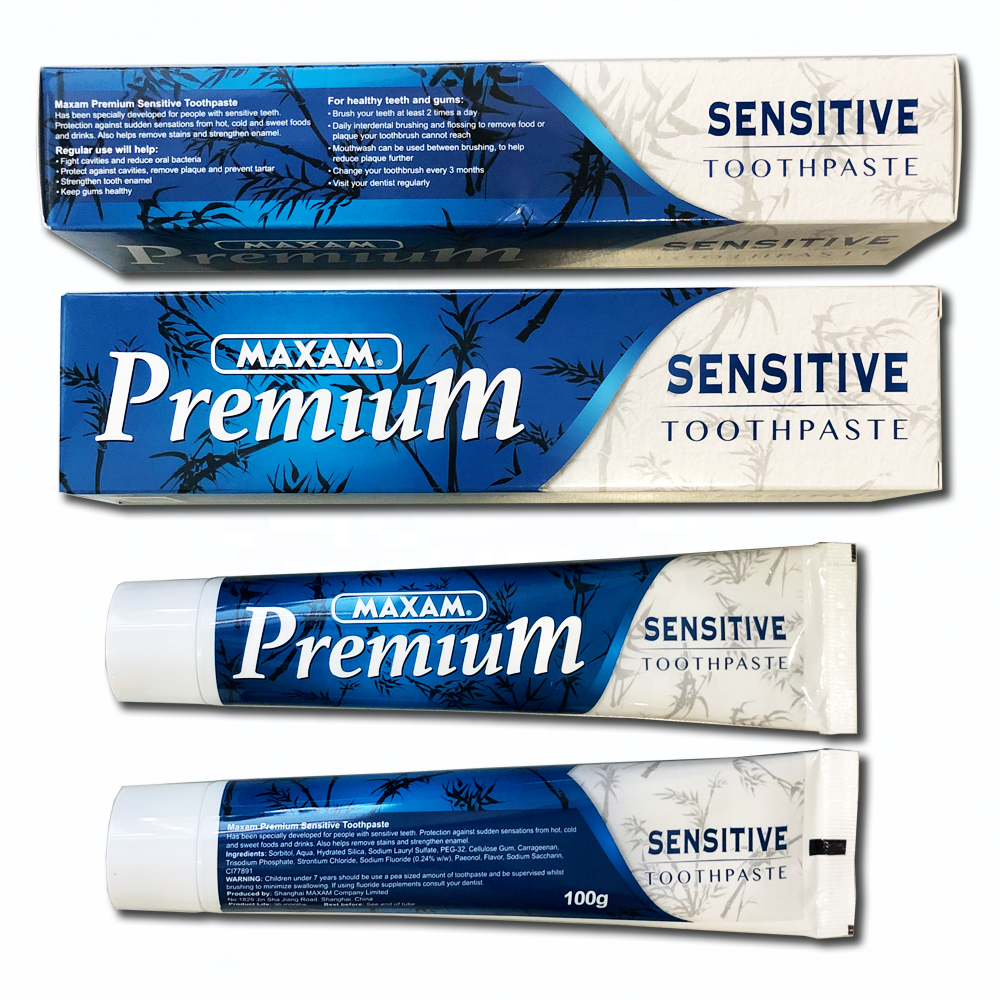 PT-PM-100S MAXAM PREMIUM SENSITIVE TOOTHPASTE 100 GRAMS